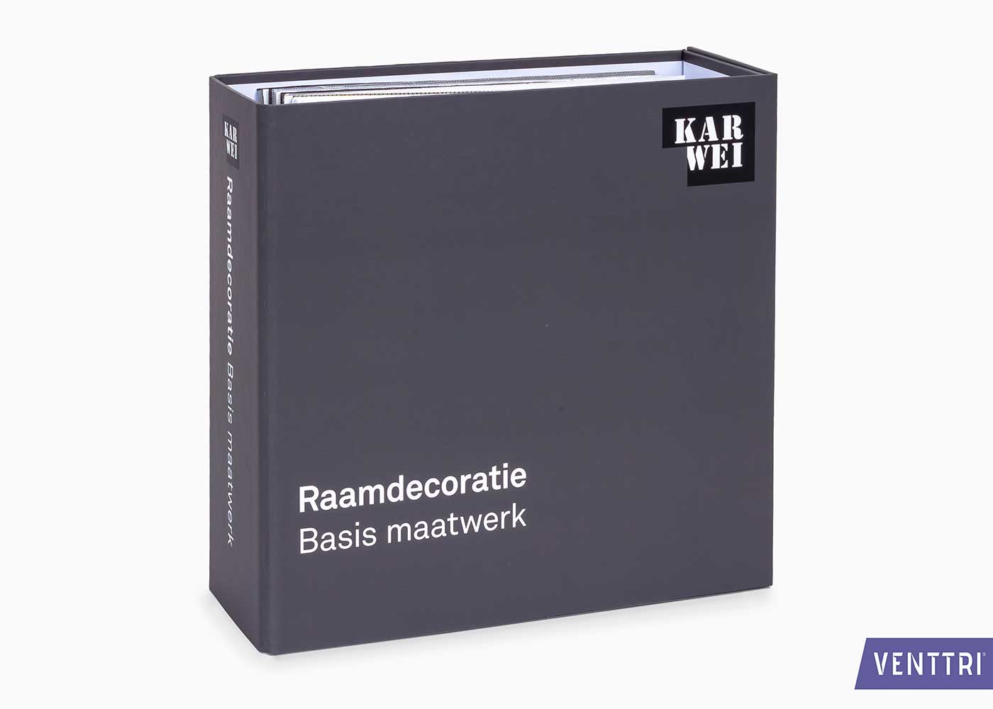 Collectiemap voor de retail van Karwei: een professionele presentatie van raamdecoratie